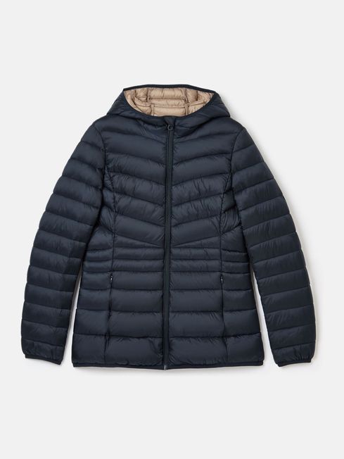 Joules Kenley Showerproof Padded Coat in Navy