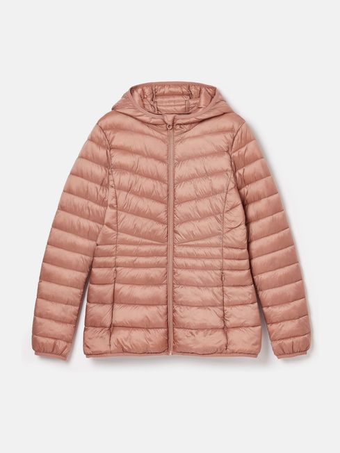 Joules Kenley Showerproof Padded Coat in Pink