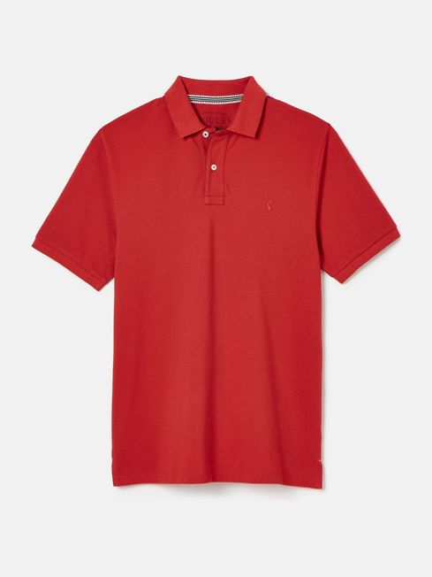 Joules Woody Orange Regular Fit Cotton Pique Polo Shirt