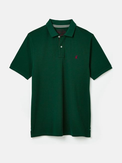 Joules Woody Green Regular Fit Cotton Pique Polo Shirt