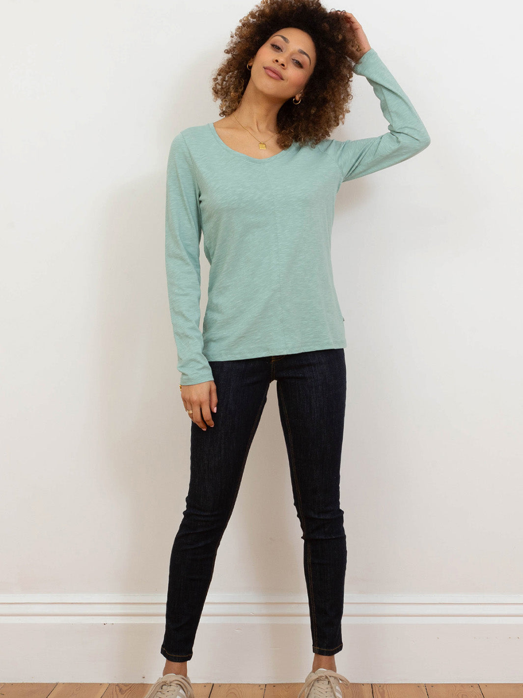 Kite Sandford Slub Jersey Top in Soft Spruce