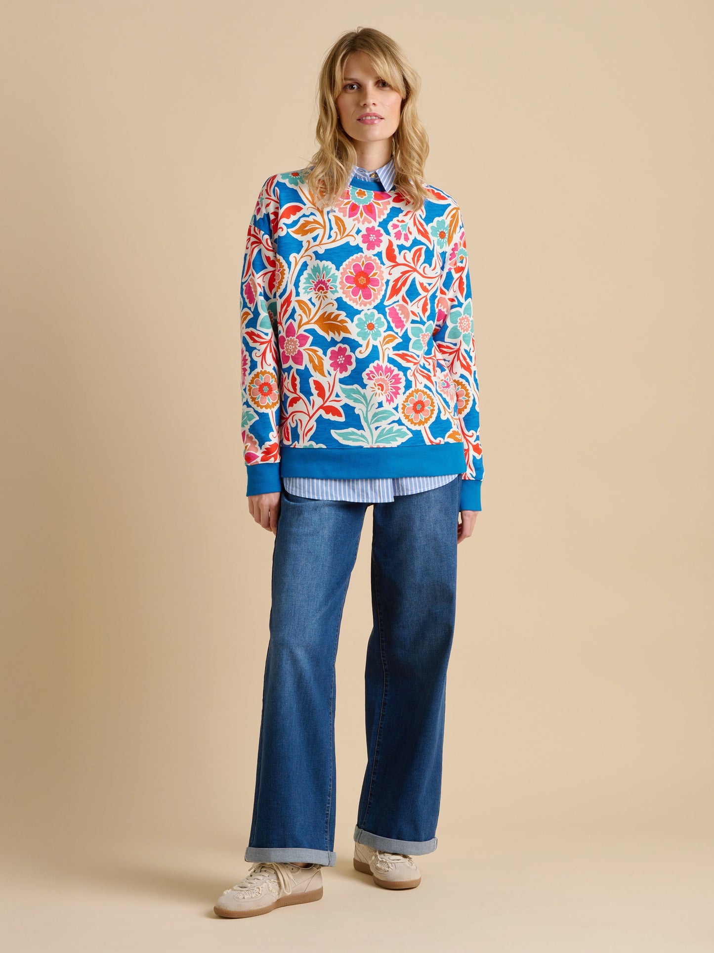 Brakeburn Full Bloom Crew Neck Sweatshirt