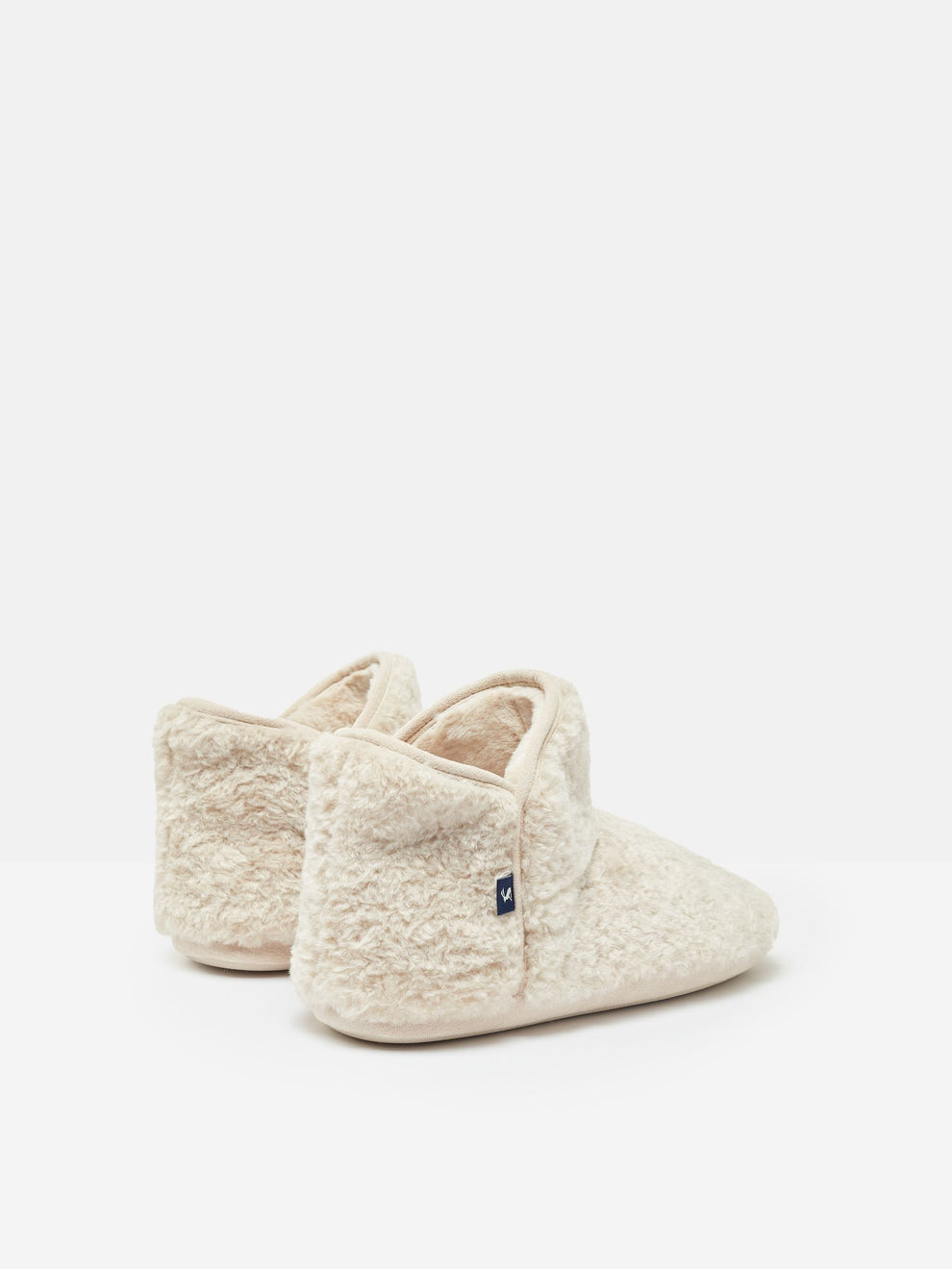 Joules Cabin Luxe Faux Fur Slipper Boots in Oatmeal