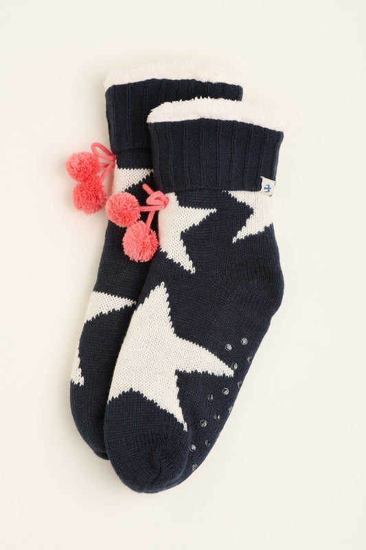 Brakeburn Star Slipper Socks