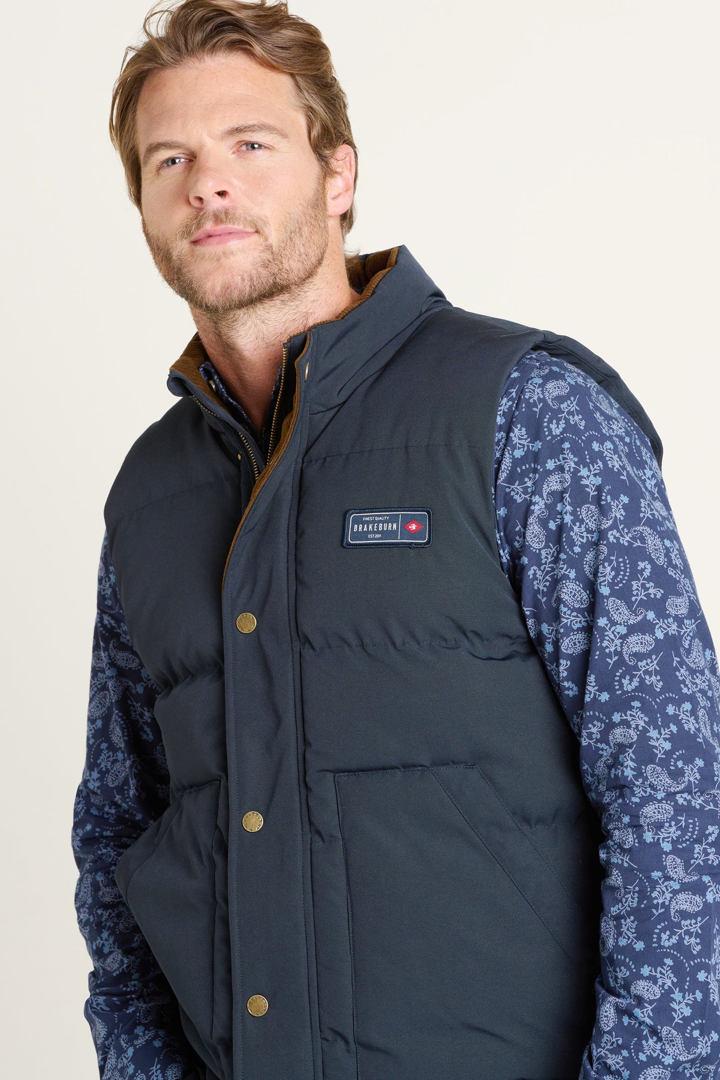 Brakeburn Navy Gilet