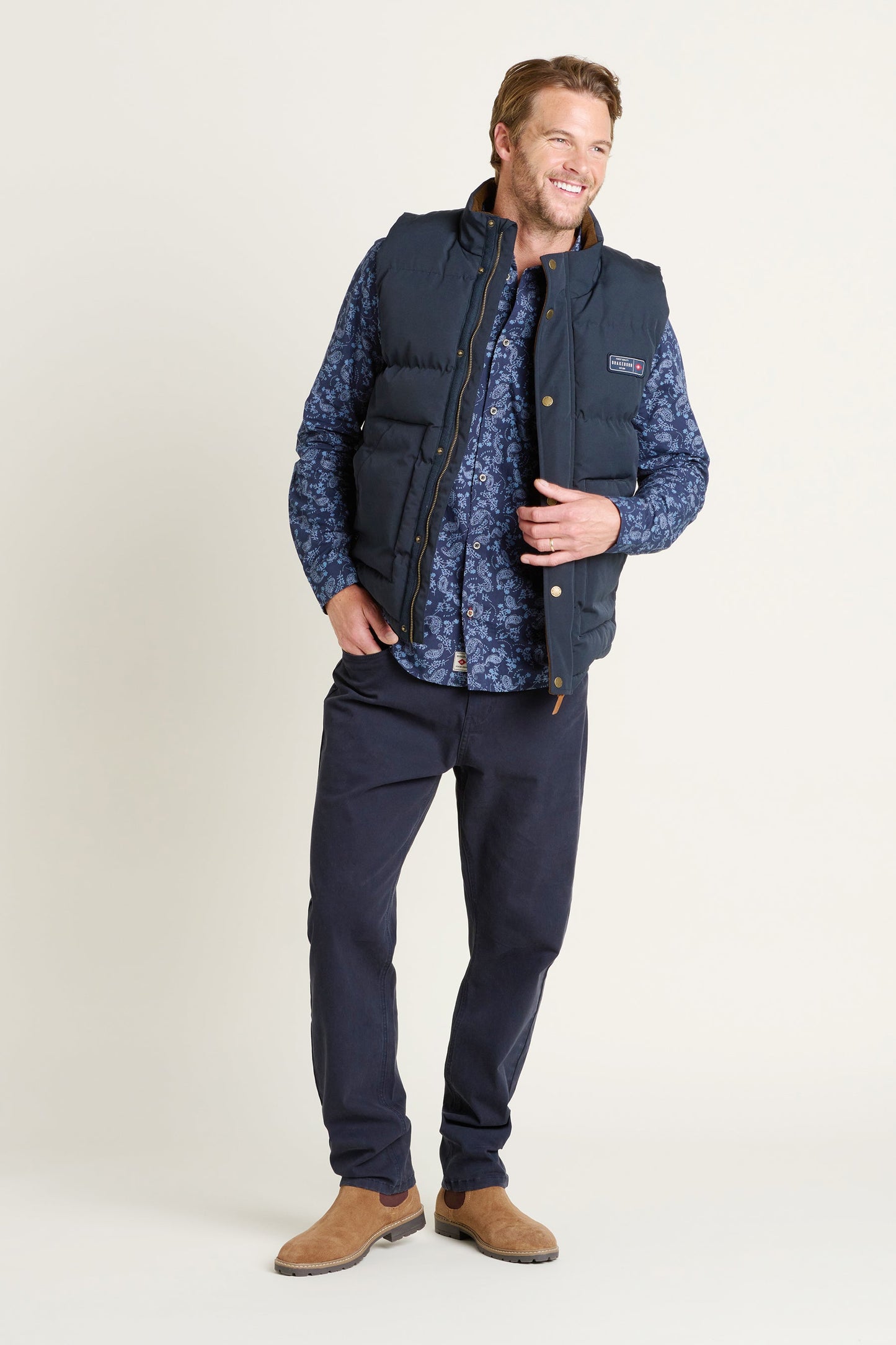 Brakeburn Navy Gilet