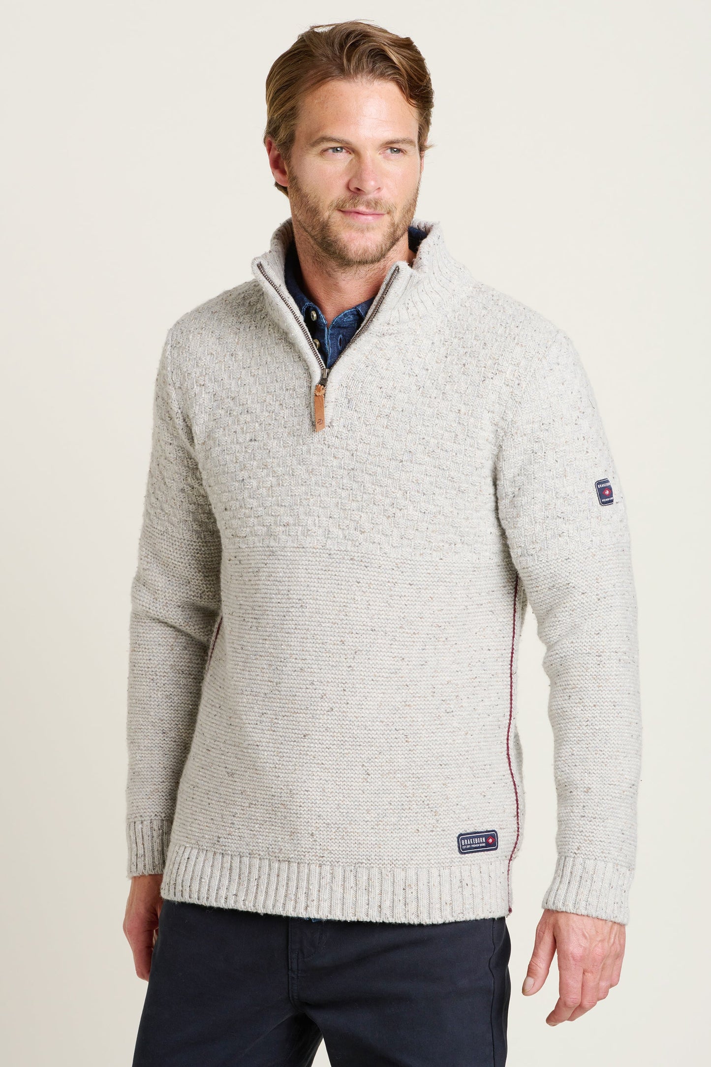 Brakeburn Grey Quarter Zip