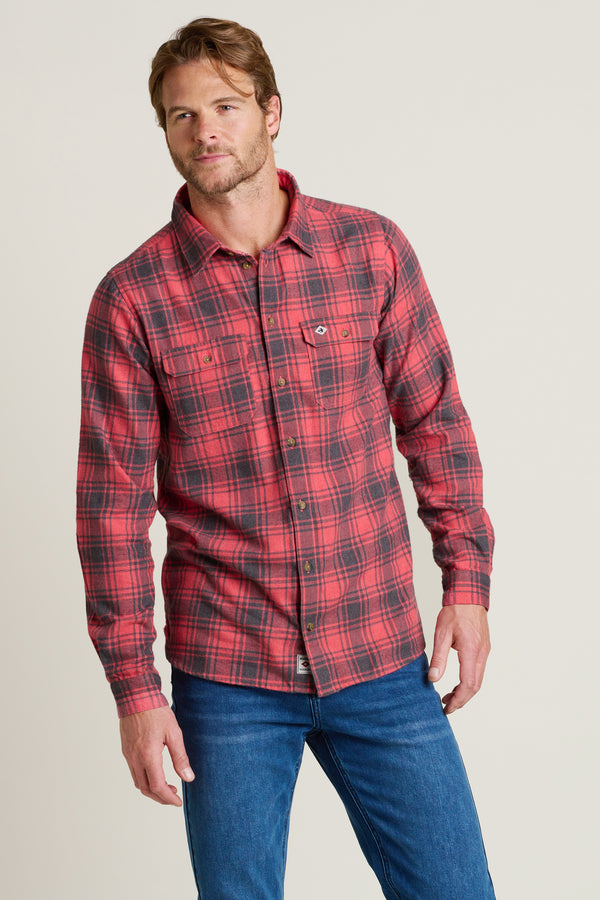 Brakeburn Pink Checked Shirt