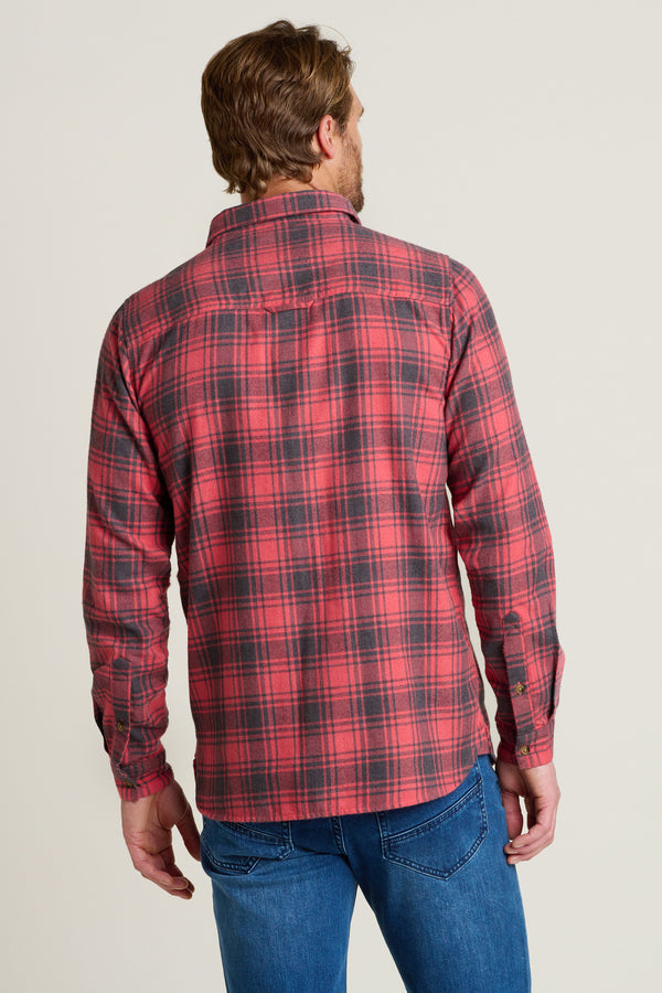 Brakeburn Pink Checked Shirt