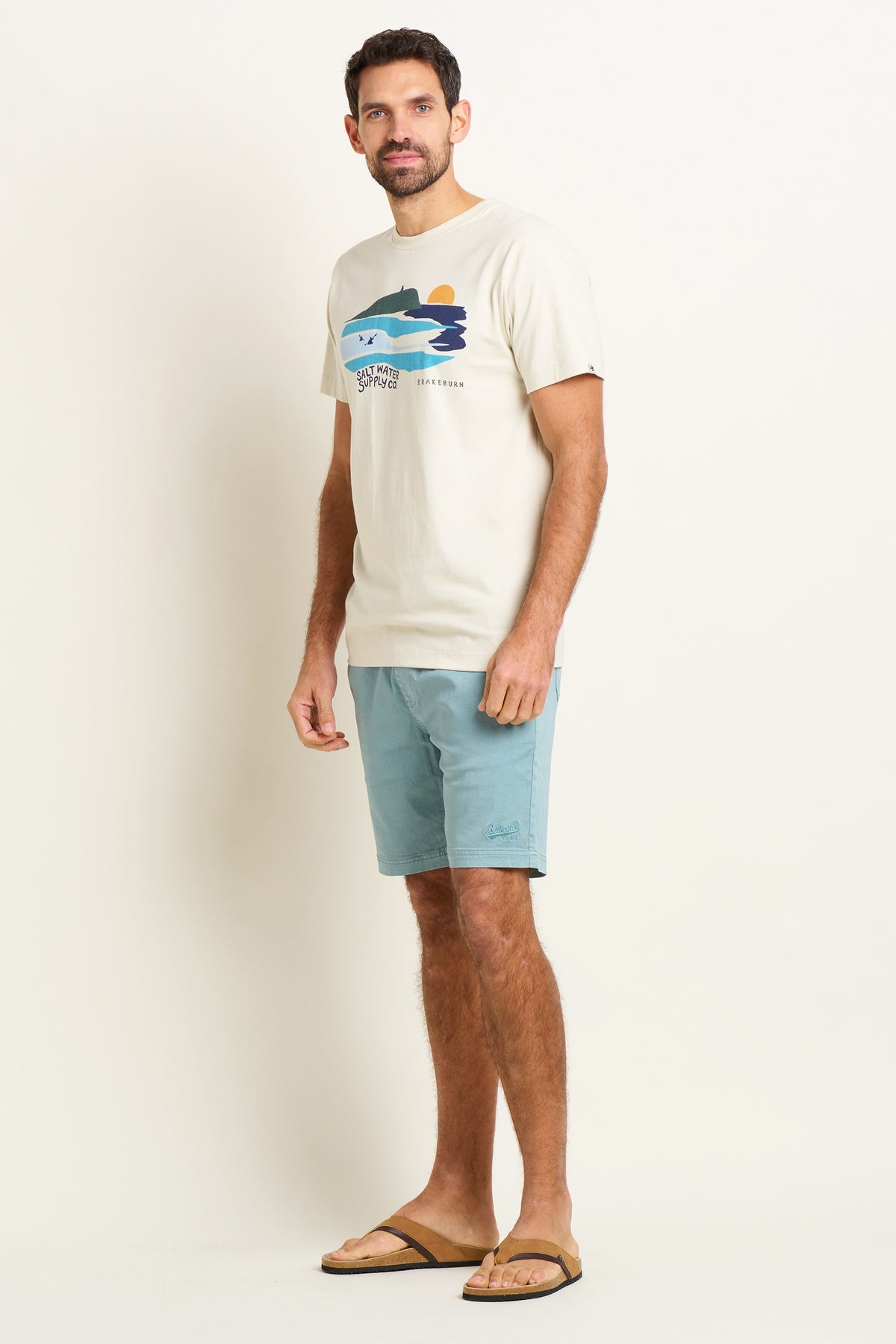 Brakeburn Blue Drawcord Shorts