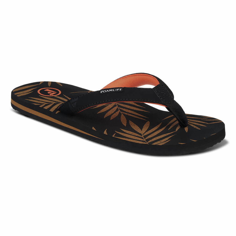 Foamlife ZIKAT SC - WOMENS FLIP FLOPS - BLACK/BROWN