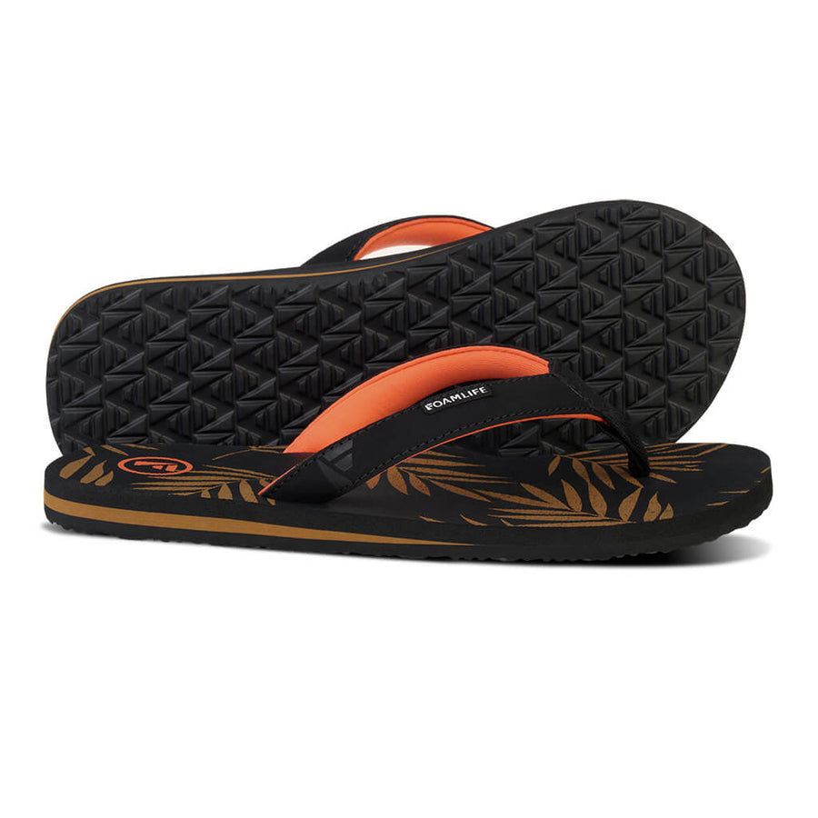 Foamlife ZIKAT SC - WOMENS FLIP FLOPS - BLACK/BROWN