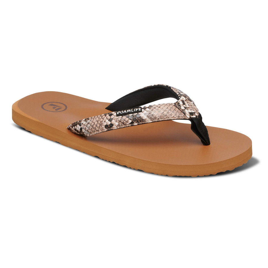 Foamlife SELENE - WOMENS FLIP FLOPS - LATTE BROWN