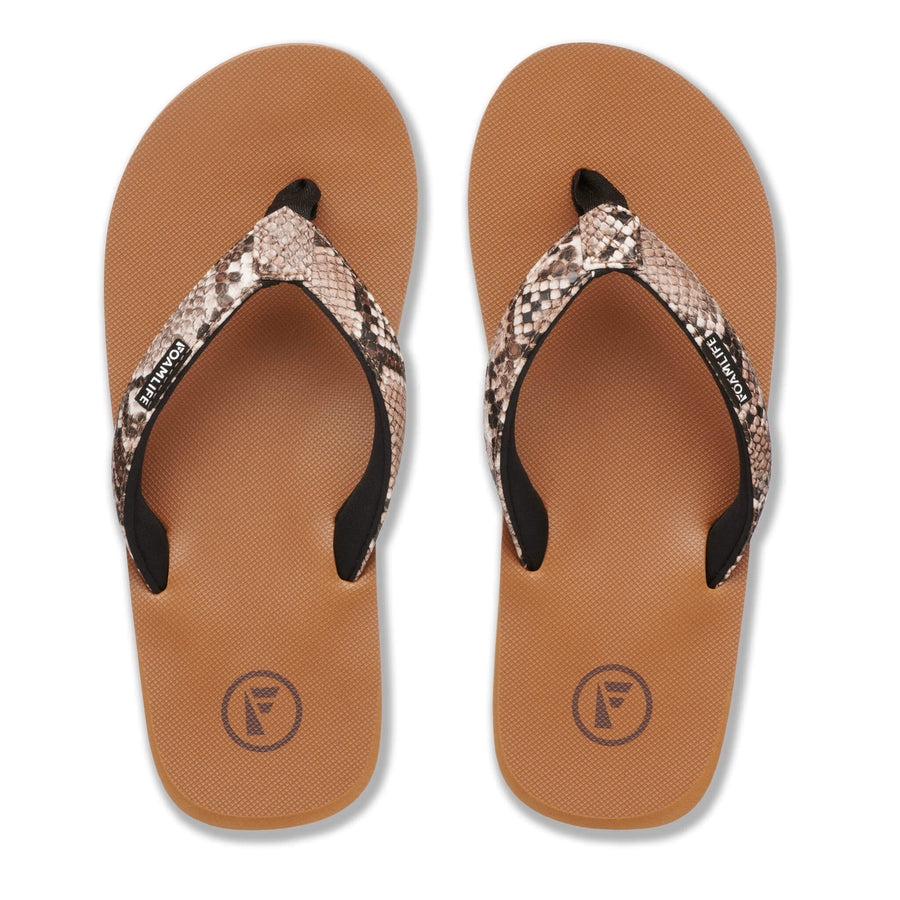 Foamlife SELENE - WOMENS FLIP FLOPS - LATTE BROWN