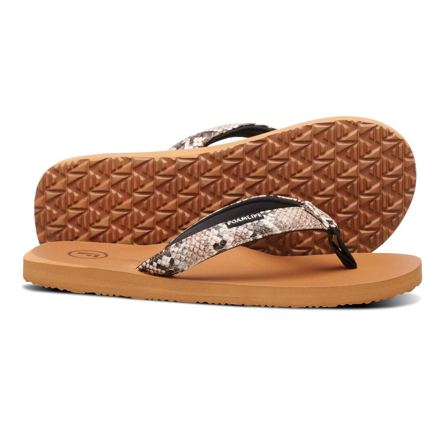 Foamlife SELENE - WOMENS FLIP FLOPS - LATTE BROWN