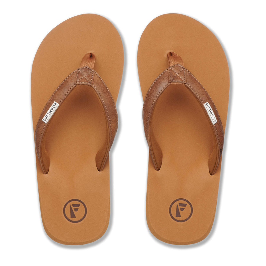 Foamlife SEALES SC - WOMENS FLIP FLOPS - LATTE BROWN/BROWN