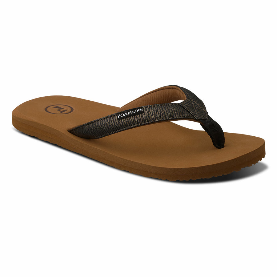 Foamlife SEALES EARTH - WOMENS FLIP FLOPS - BROWN