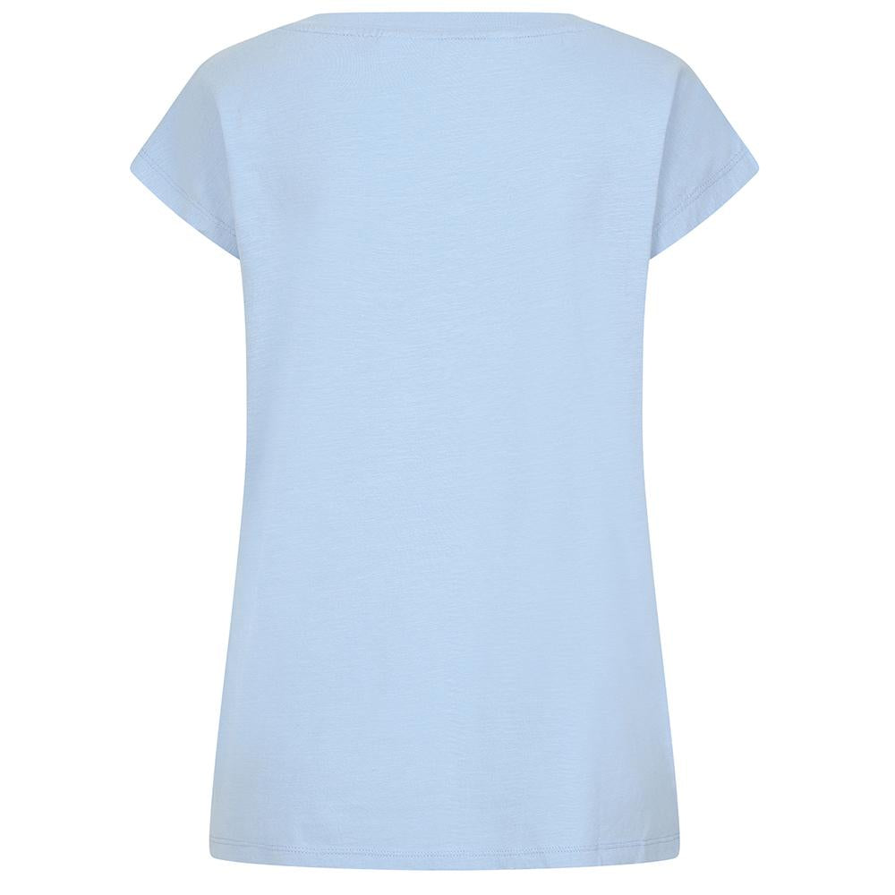 Lazy Jacks V Neck Top in Sky