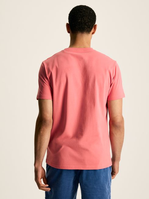 Joules Denton Jersey T-Shirt in Pink