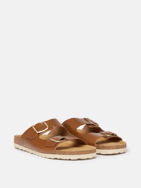 Joules Celeste Double Sandals in Tan