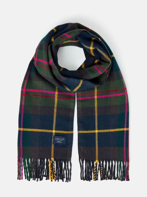 Joules Langtree Scarf in Navy Check