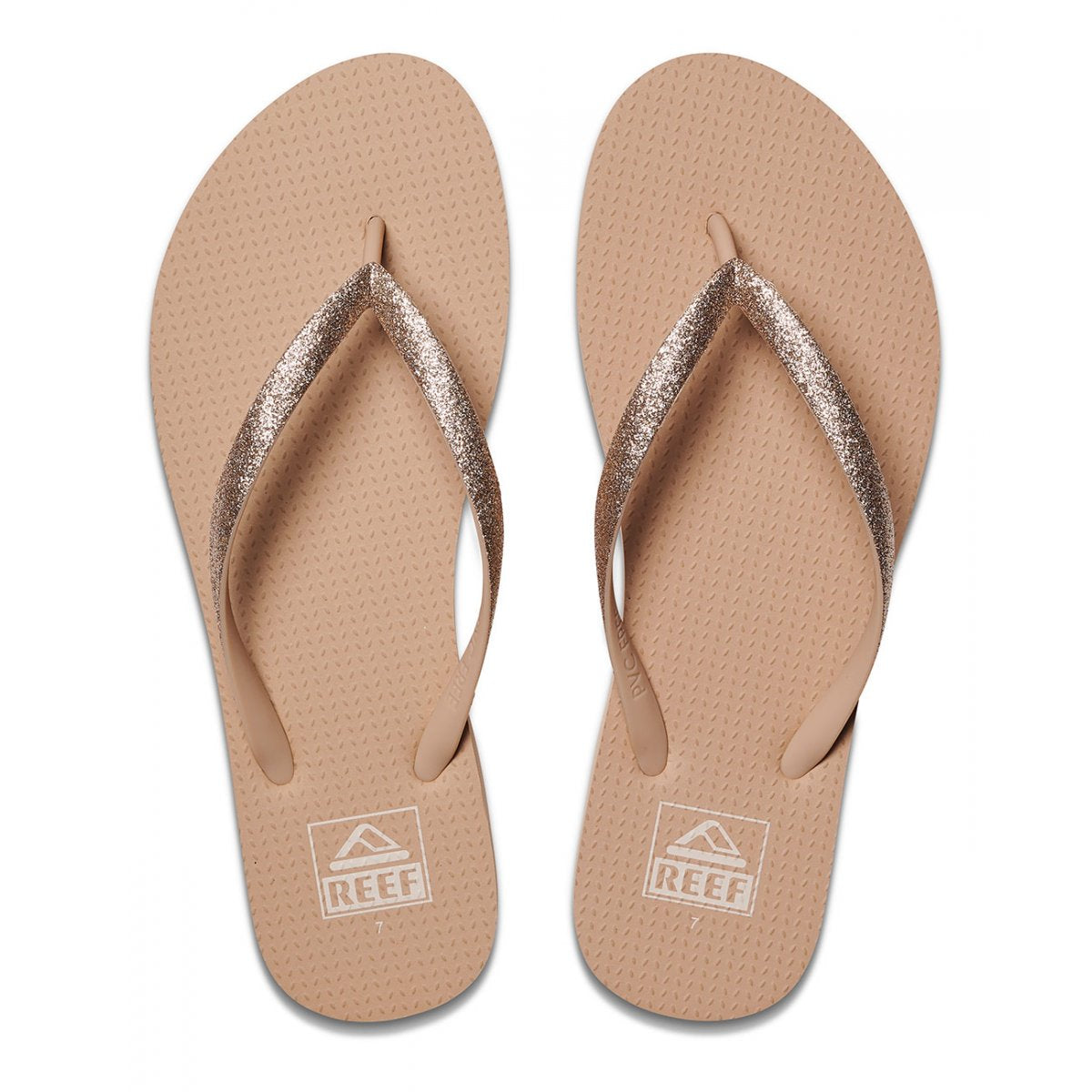 Reef Seaside Flip Flops in Sand