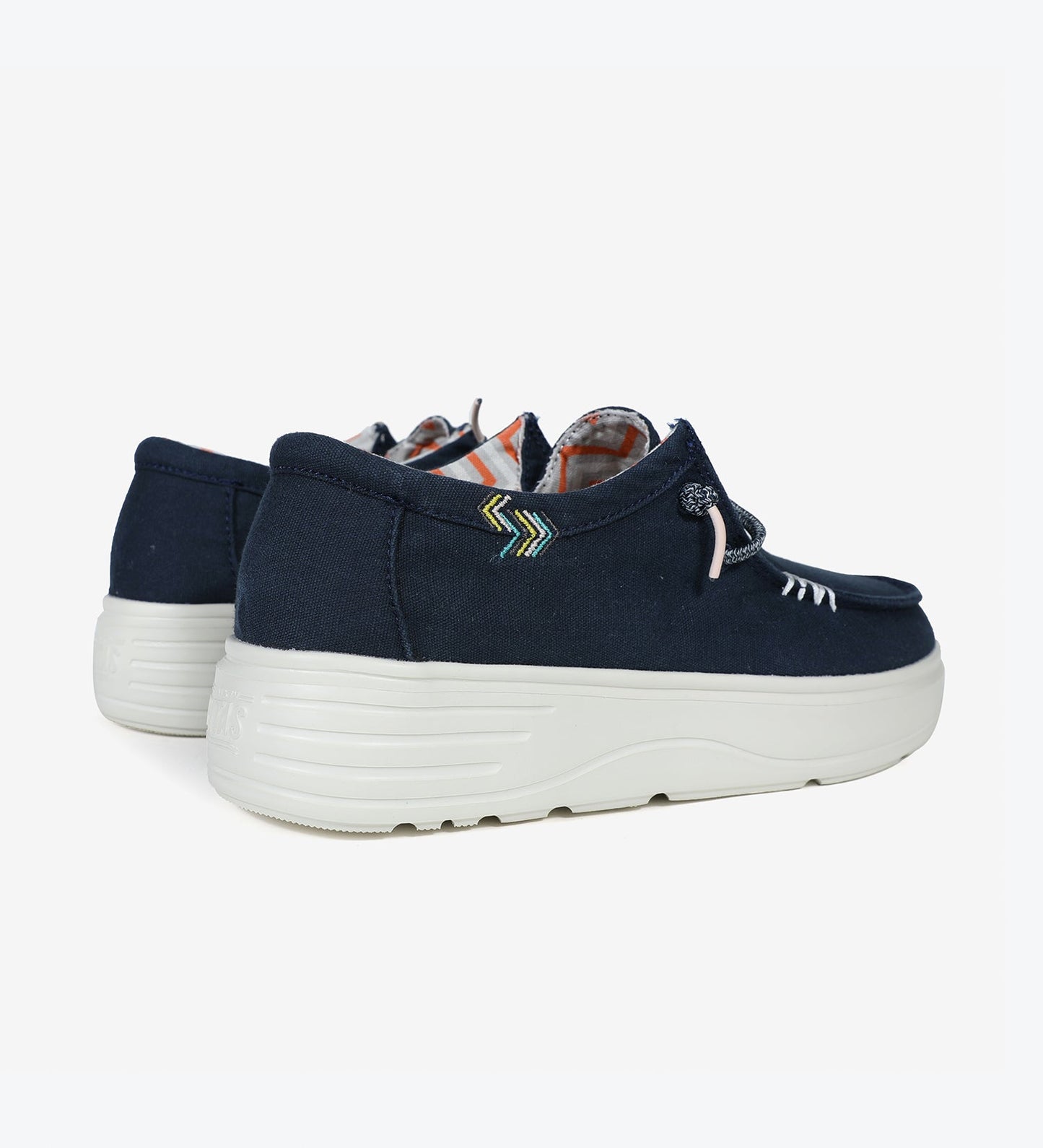 Walk in Pitas Natal Ultralight Platform Wallys in Navy