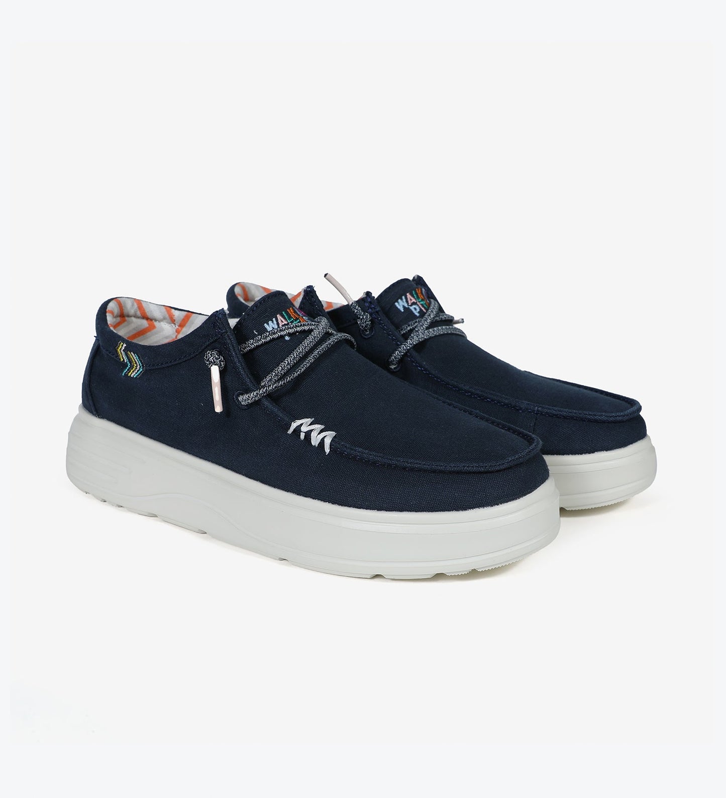 Walk in Pitas Natal Ultralight Platform Wallys in Navy