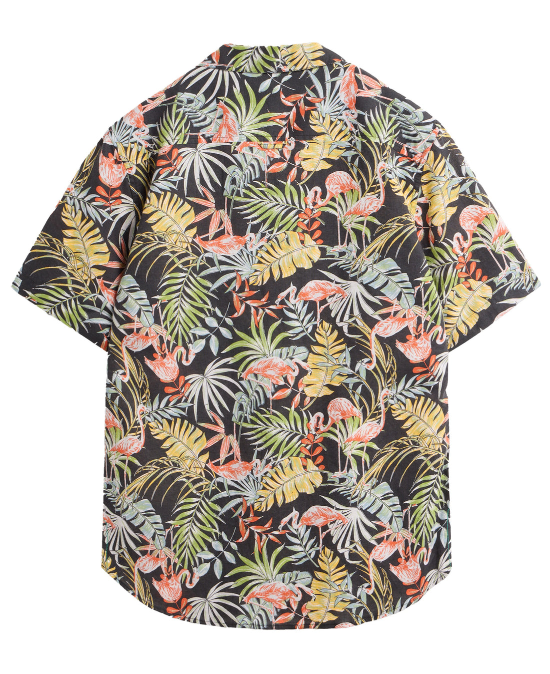 White Stuff Flamingo Printed Short Sleeve Shirt