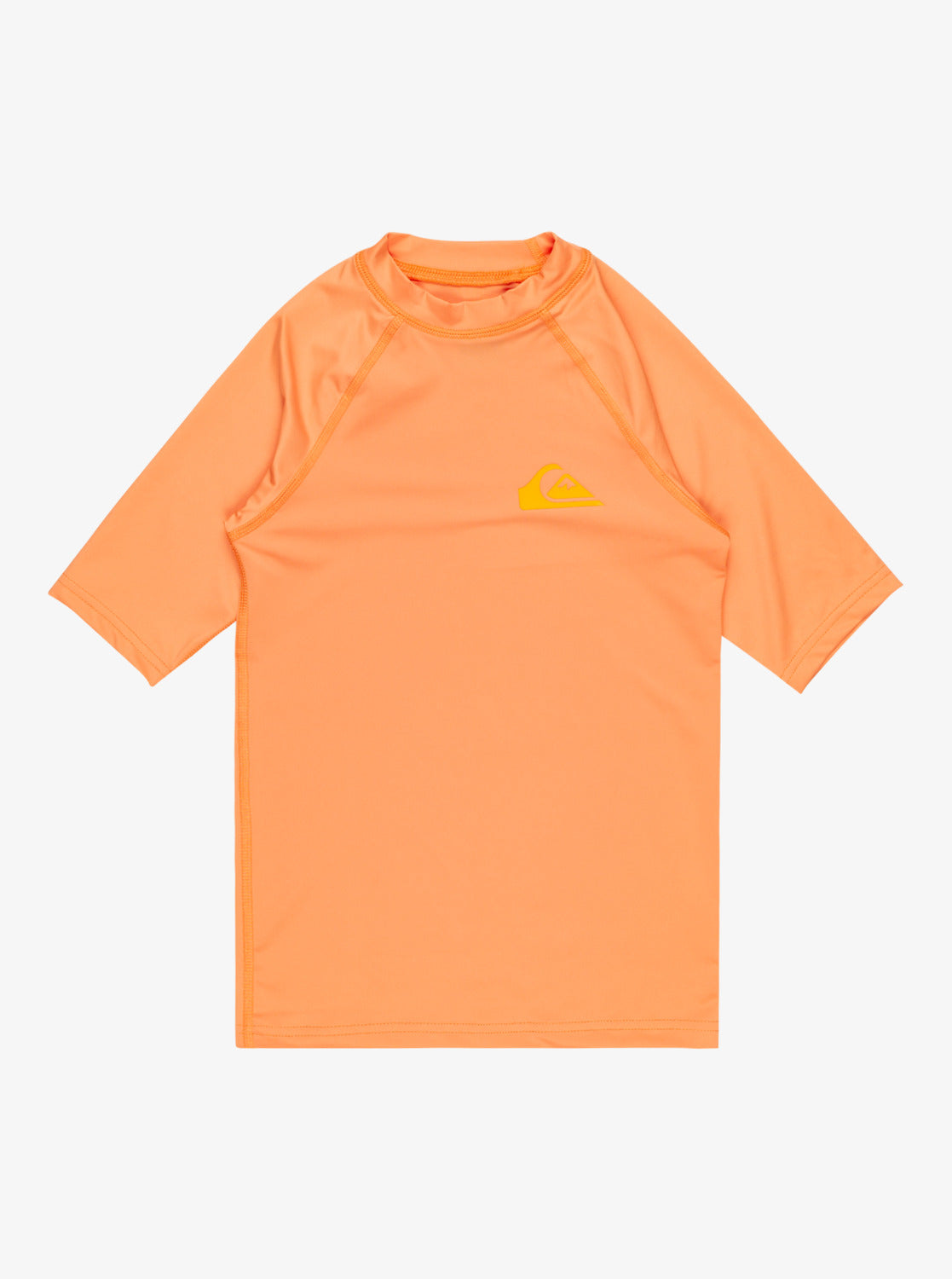 Quiksilver Everyday Surf Boys Short Sleeve UPF 50 Surf T-Shirt in Orange