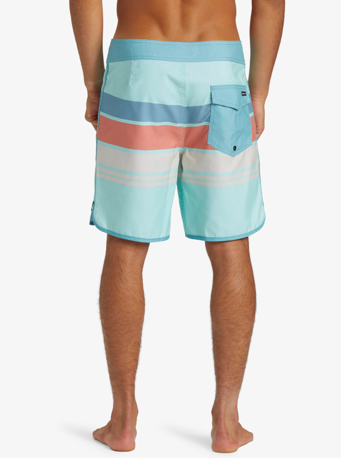 Quiksilver Everyday Stripe 19" - Board Shorts for Men in Limpet Shell