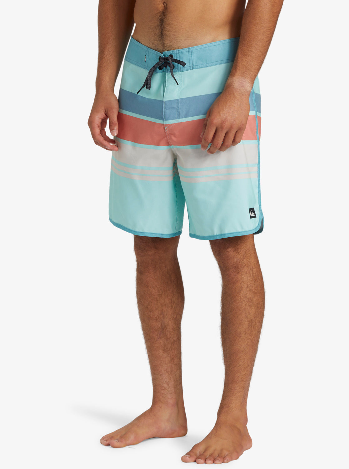 Quiksilver Everyday Stripe 19" - Board Shorts for Men in Limpet Shell