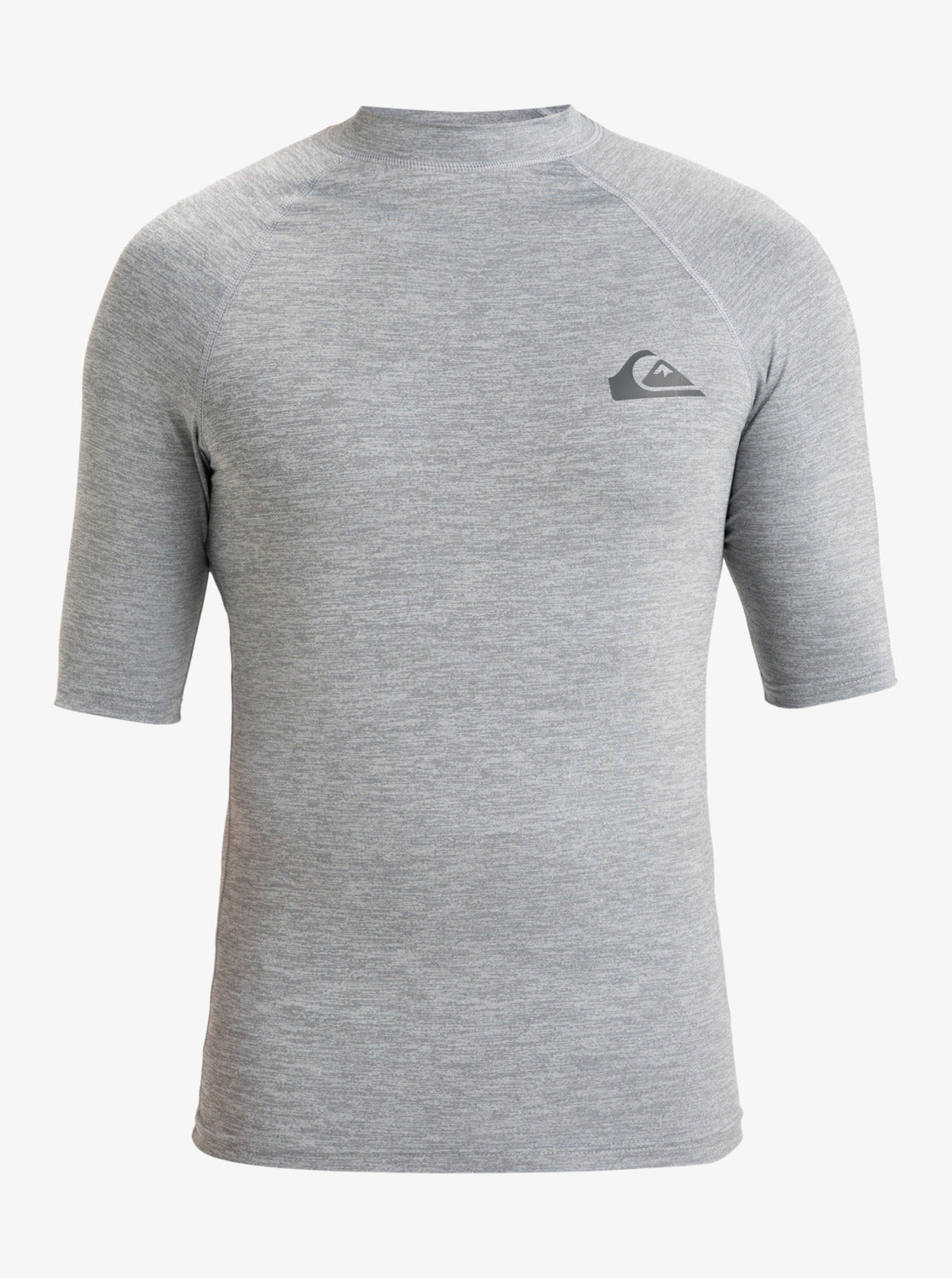 Quiksilver Everyday Short Sleeve UPF Surf T-Shirt in Quarry Heather