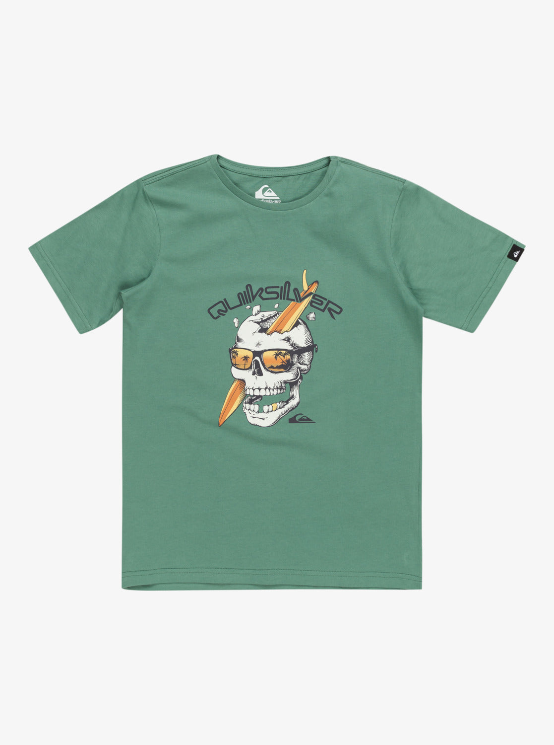 Quiksilver One Last Surf Boys T-Shirt in Frosty Spruce