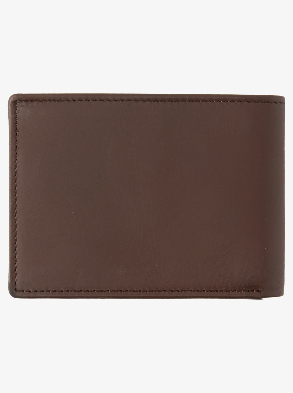 Quiksilver Mac Tri Fold Leather Wallet in Chocolate Brown