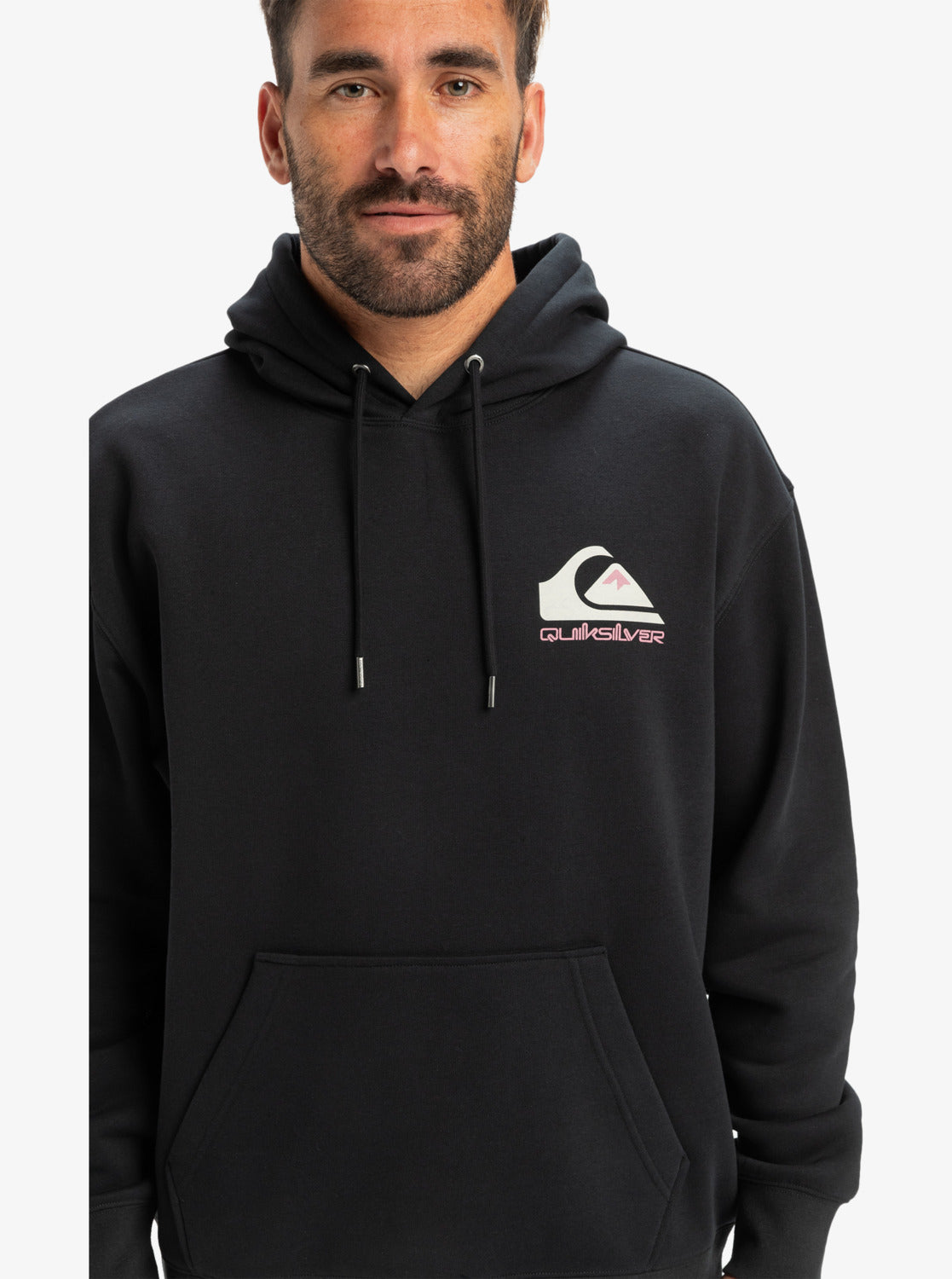 Quiksilver Omni Logo Hoodie in Black