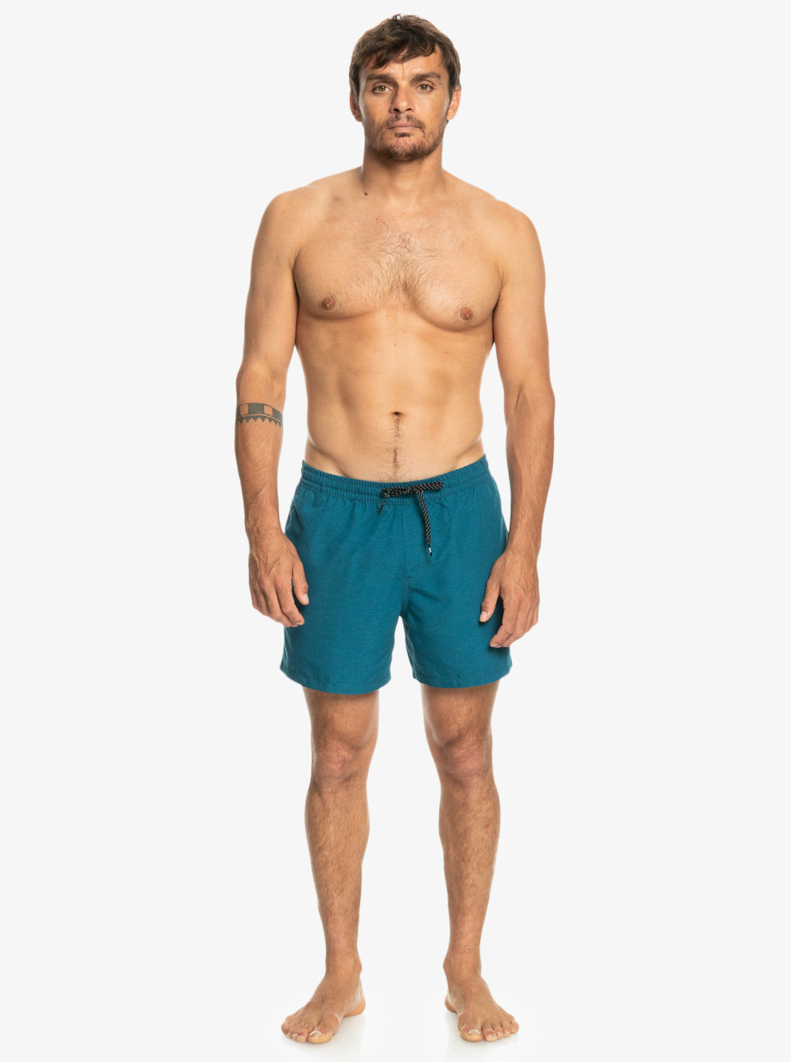 Quiksilver Everyday Deluxe 15" Swim Shorts in Blue Heather