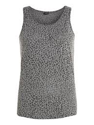 Protest Marrit Leopard Singlet in Black