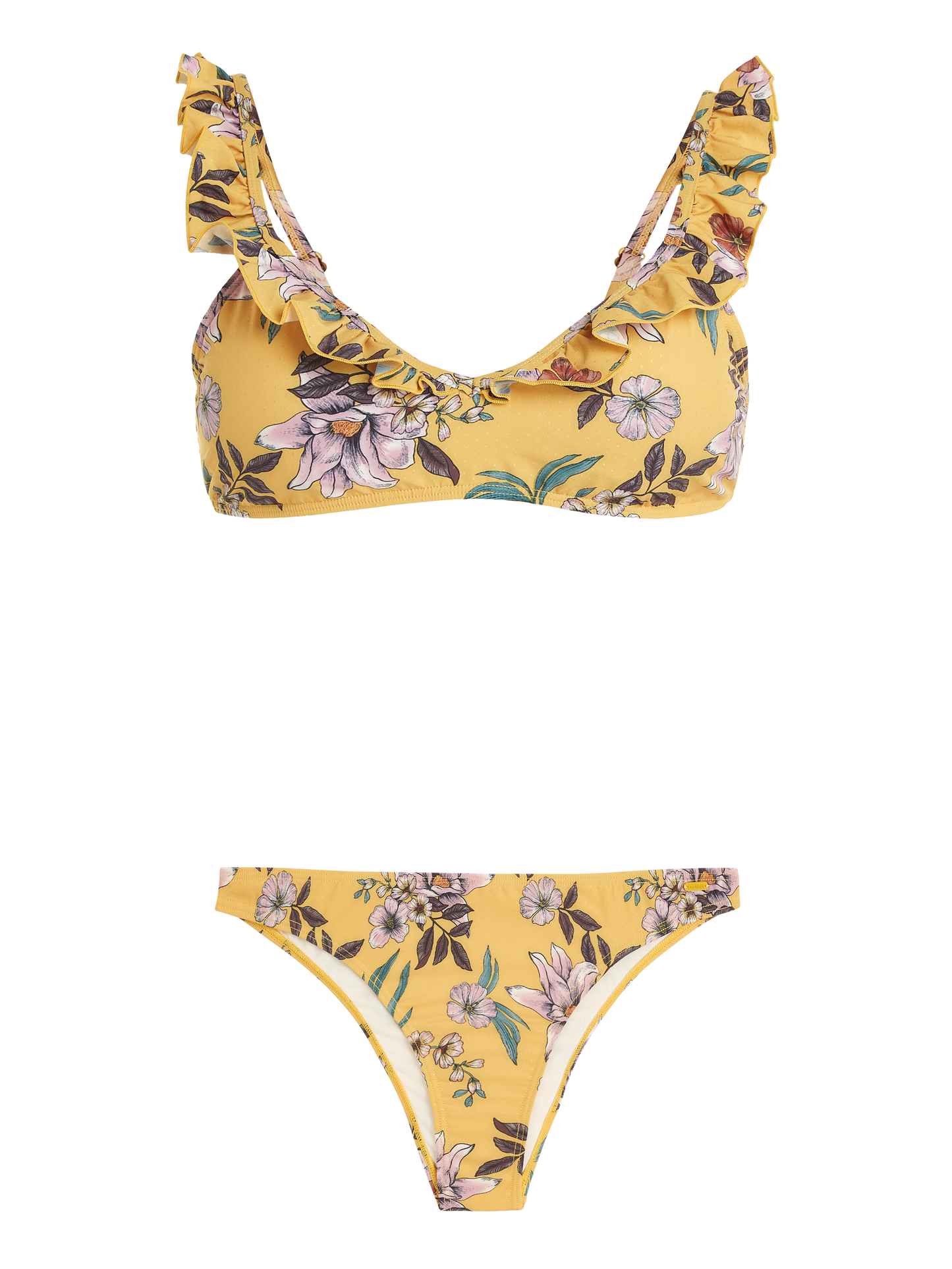 Protest Slender Bikini in Tumeric Yellow