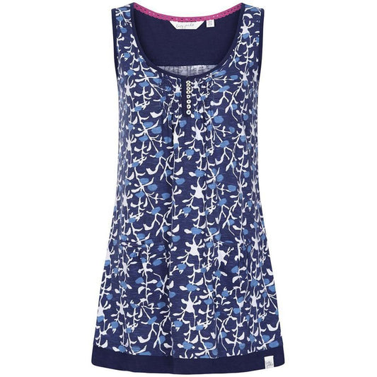 Lazy Jacks Printed Tunic in Blueberry
