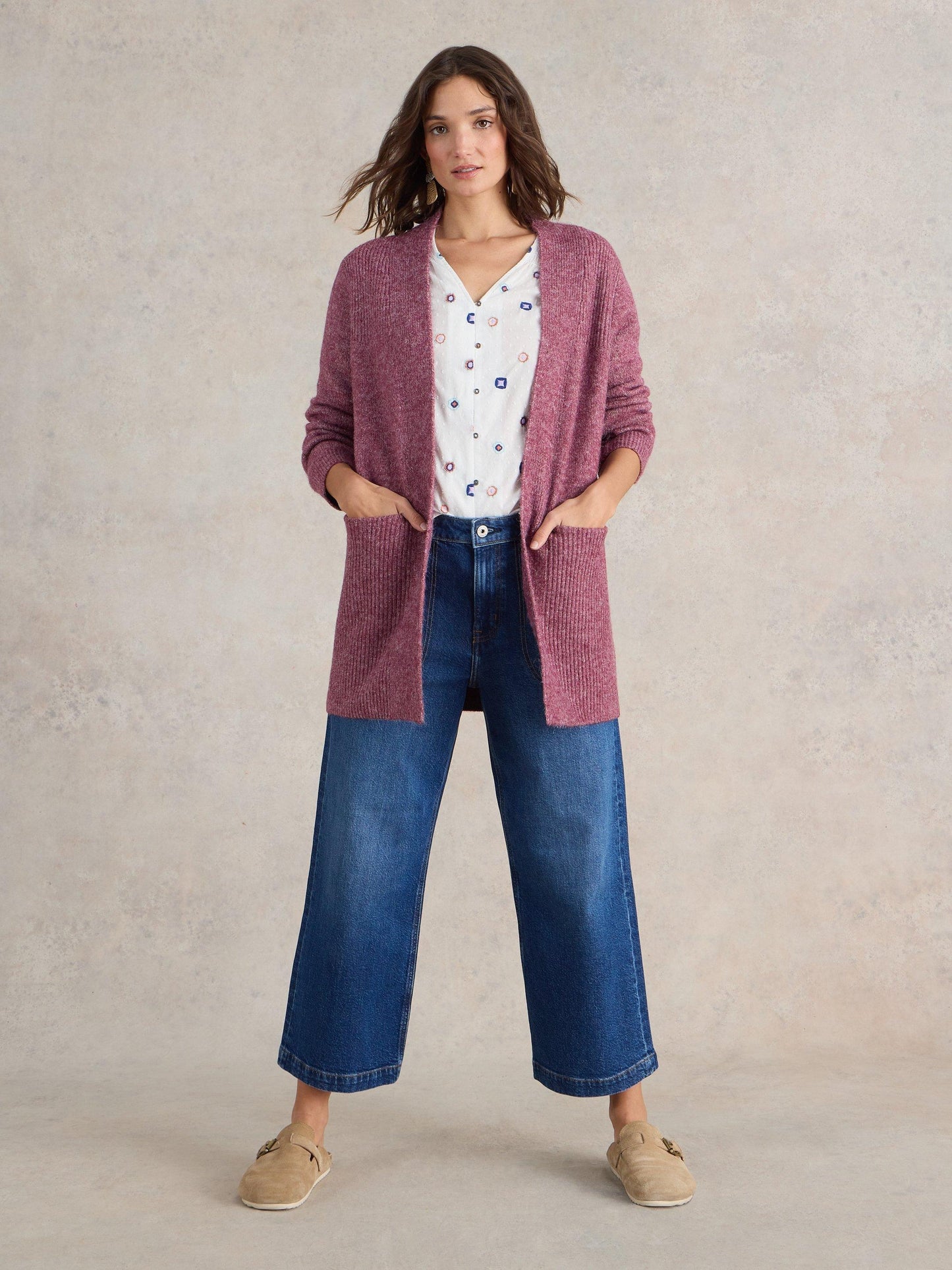 White Stuff Erin Cardi in Dark Plum