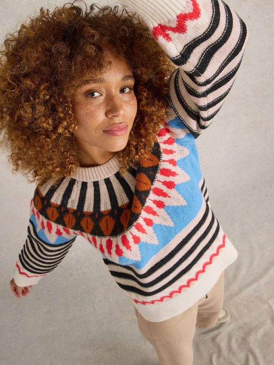 White Stuff Allie Fairisle Jumper